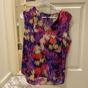 Sleeve watercolor top by AQUA (Bloomingdales)